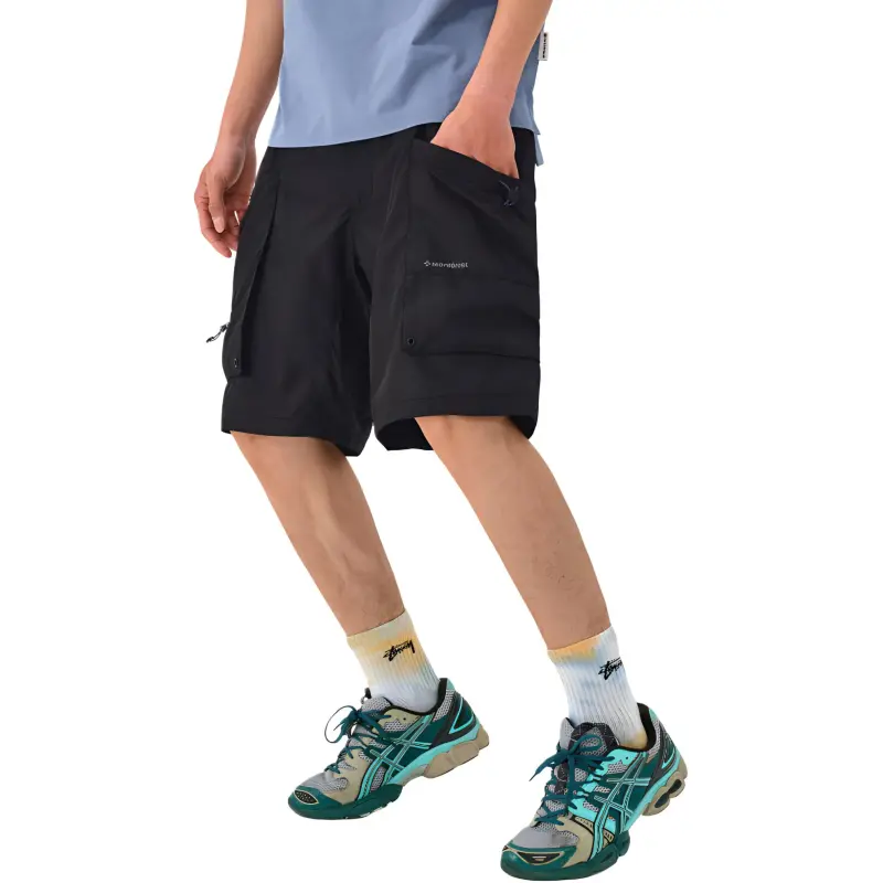 NOTHOMME Monterest Shun Time Wilderness Cargo Shorts Unisex-2
