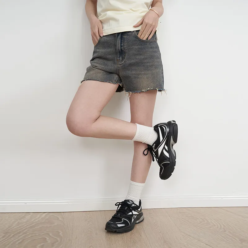 GMETRYART Denim Shorts Unisex Vintage Blue-3