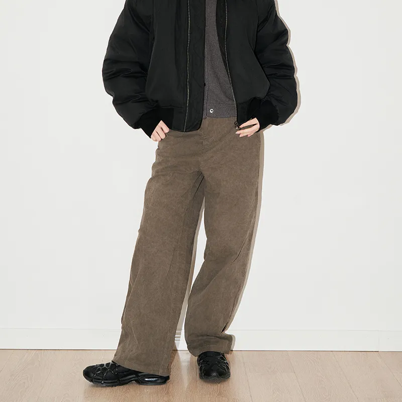 GMETRYART Casual Pants Unisex Dark Khaki-2