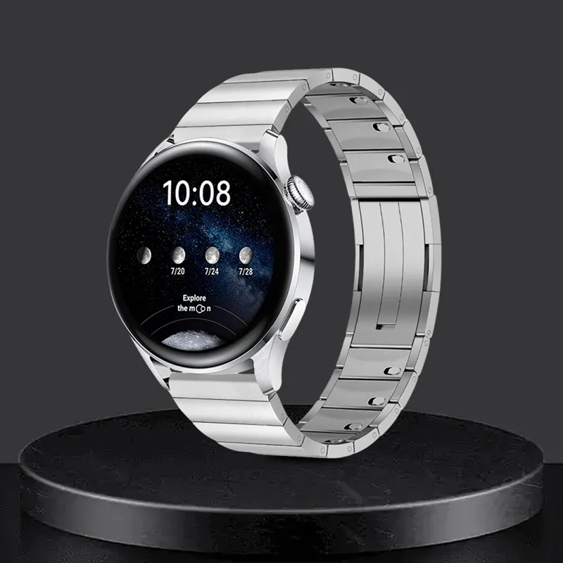 ZHISHENG Huawei Compatibility Watch Band 256mm Stainless Steel Material-1
