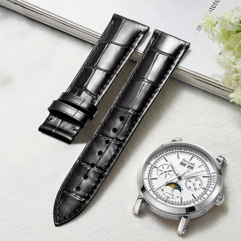 ZHISHENG All Compatibility Watch Band 12 24MM Genuine Leather Material-5