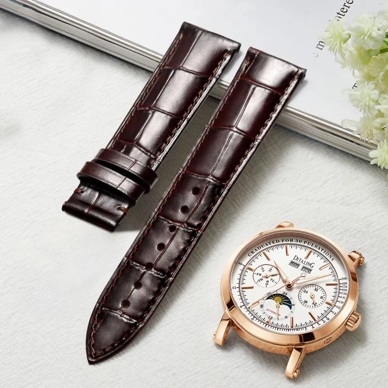 ZHISHENG All Compatibility Watch Band 12 24MM Genuine Leather Material-1