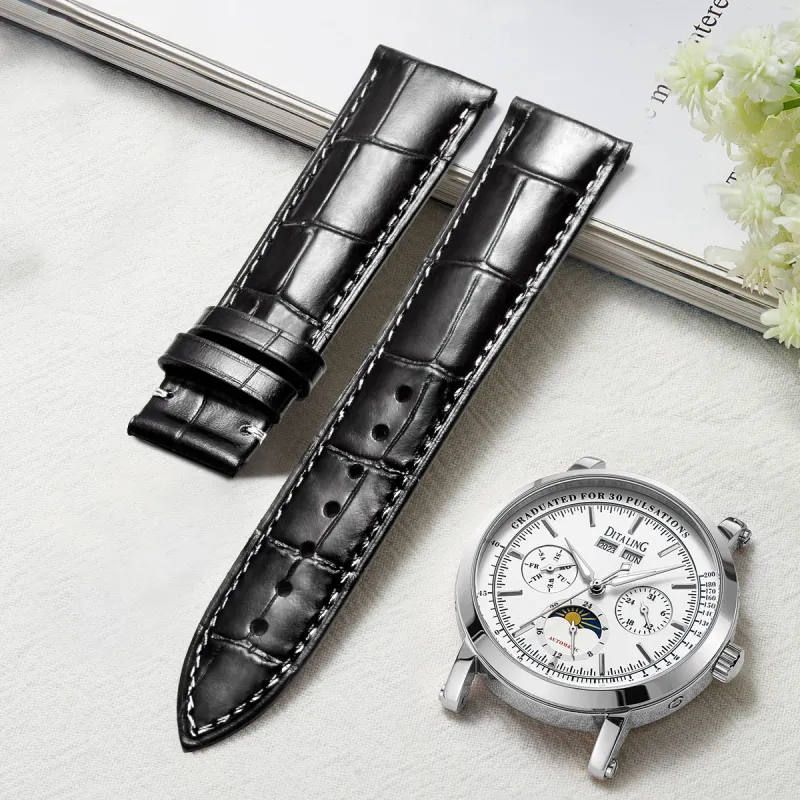 ZHISHENG All Compatibility Watch Band 12 24MM Genuine Leather Material-7