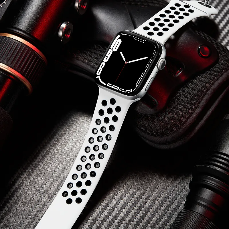 ZHISHENG Apple Compatibility Watch Band 38 49MM Watch Dial All Silicone Material-3