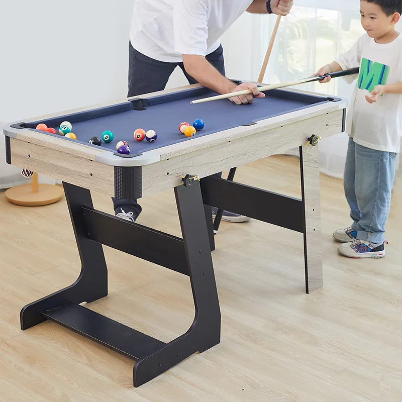 HUANGGUAN Foldable 3 in 1 Pool Table, Table Tennis Table, Study Desk, And Multi Use Coffee Table Board Games-5