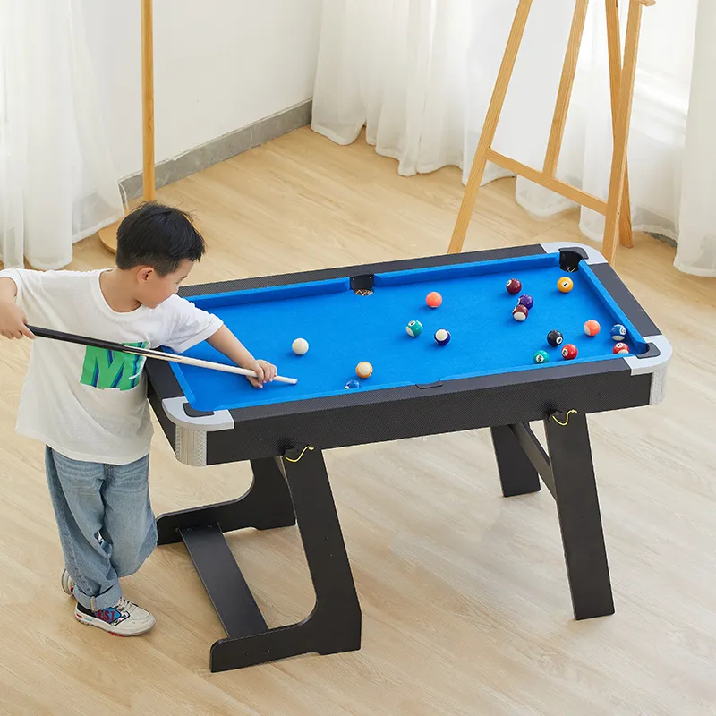 HUANGGUAN Foldable Pool Table, Indoor Billiard Toy, Small Billiard Indoor Table Board Games-2
