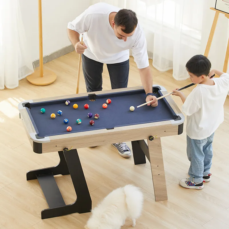 HUANGGUAN Foldable Pool Table For Home Use, Indoor Billiard Toy Small Billiard Indoor Table Board Games-2