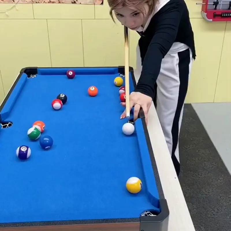 HUANGGUAN Crown Pool Table Unboxing, Casual Entertainment, Billiards Board Games-2