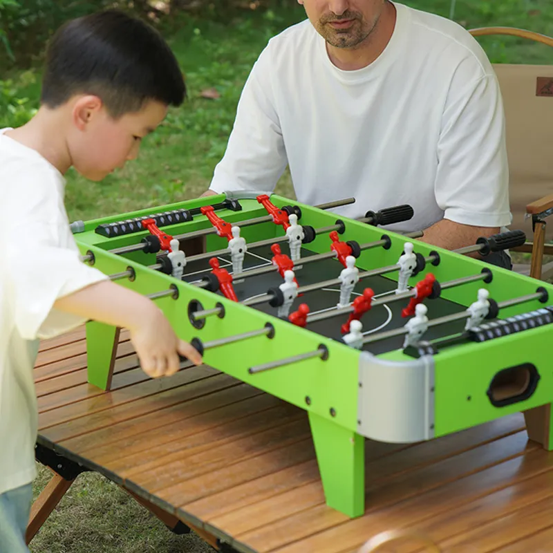HUANGGUAN Crown Foosball Table Tabletop Pop Up Game Table With 6 Rods For Boys Board Games-8