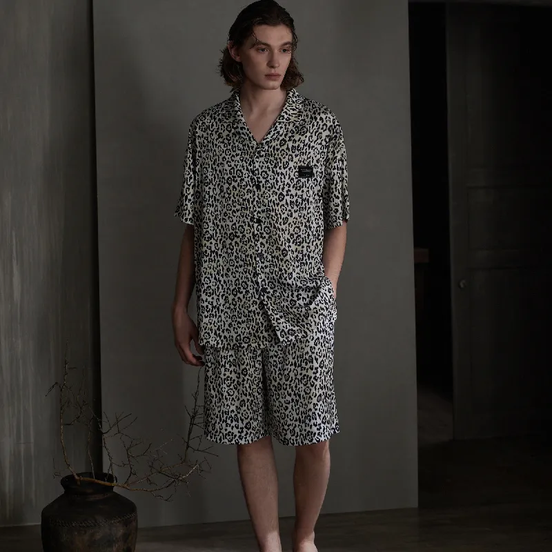 Same Language Men Pajama Sets-3