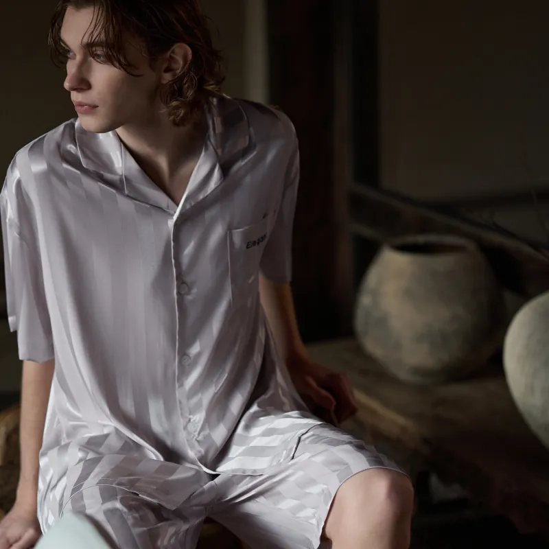 Same Language Men Pajama Sets-2