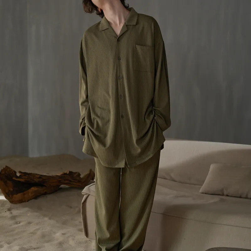 Same Language Men Pajama Sets-1