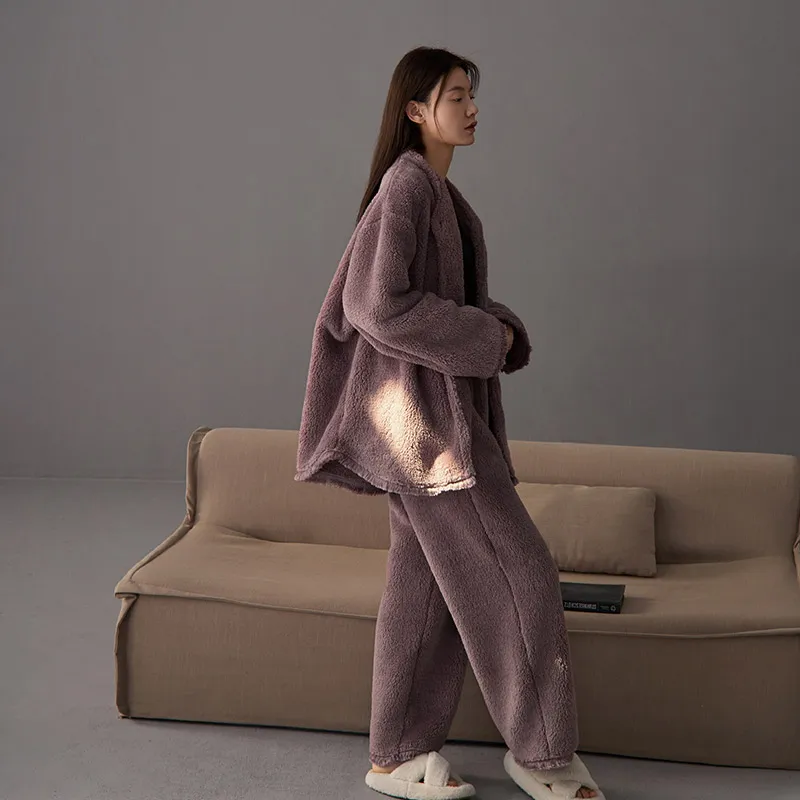 Same Language Pajama Set Women's Light Purple-2