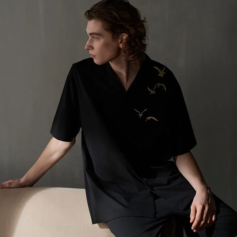 Same Language Pajama Gift Box Men's Wajire Black-2