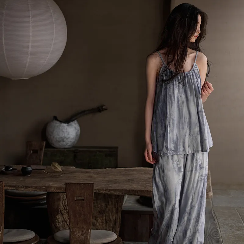 Same Language Pajama Set Women's Paper White · Light Ink-2
