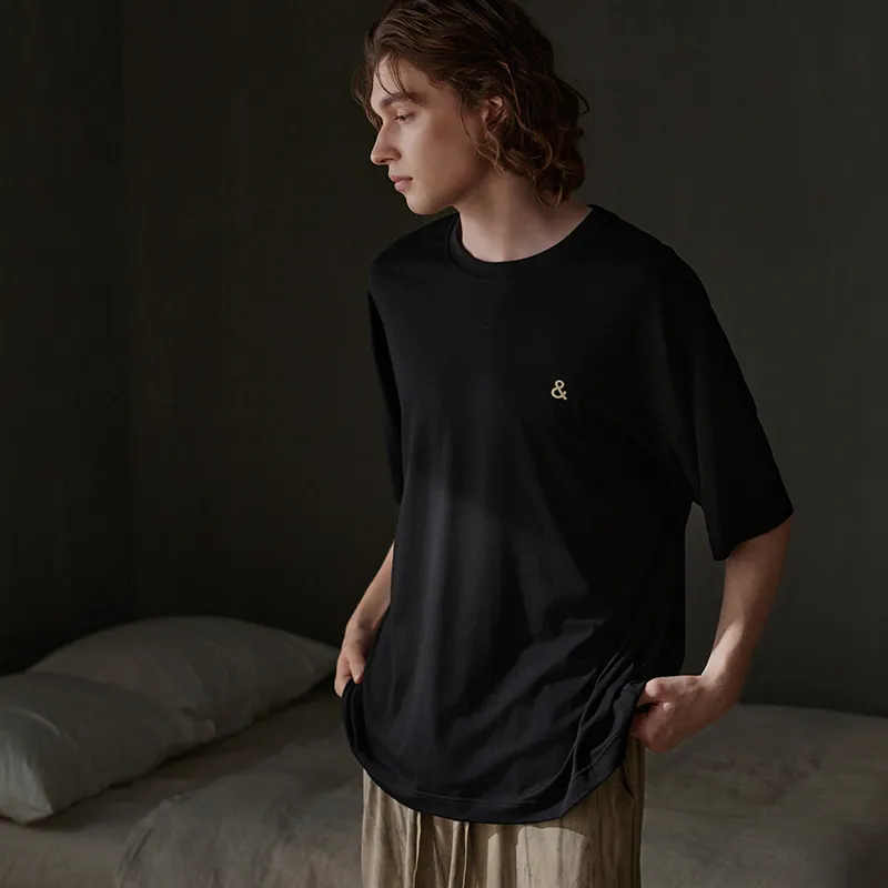Same Language Men Pajama Sets-4
