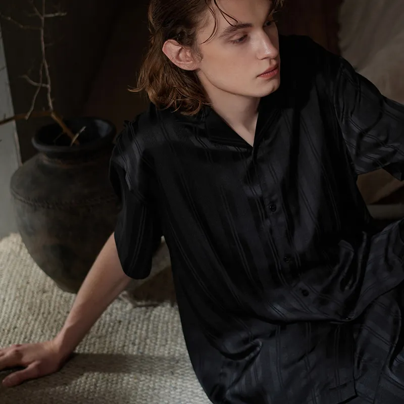 Same Language Men Pajama Sets-1