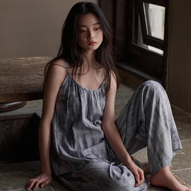 Same Language Pajama Set Women's Paper White · Light Ink-1