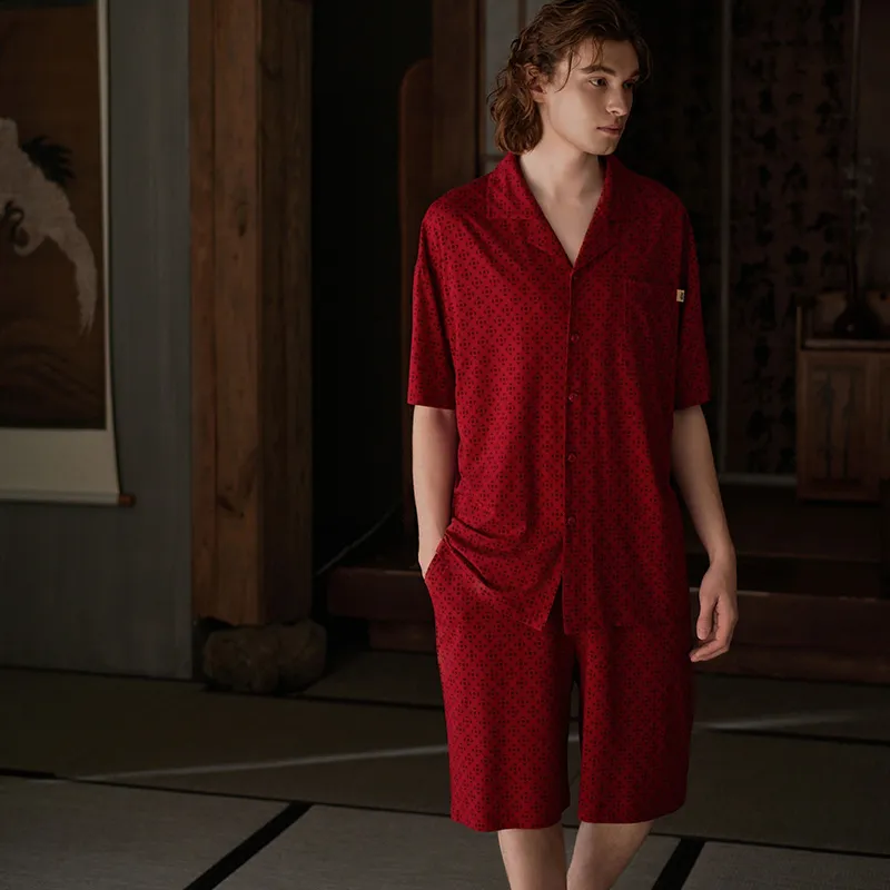 Same Language Men Pajama Sets-1
