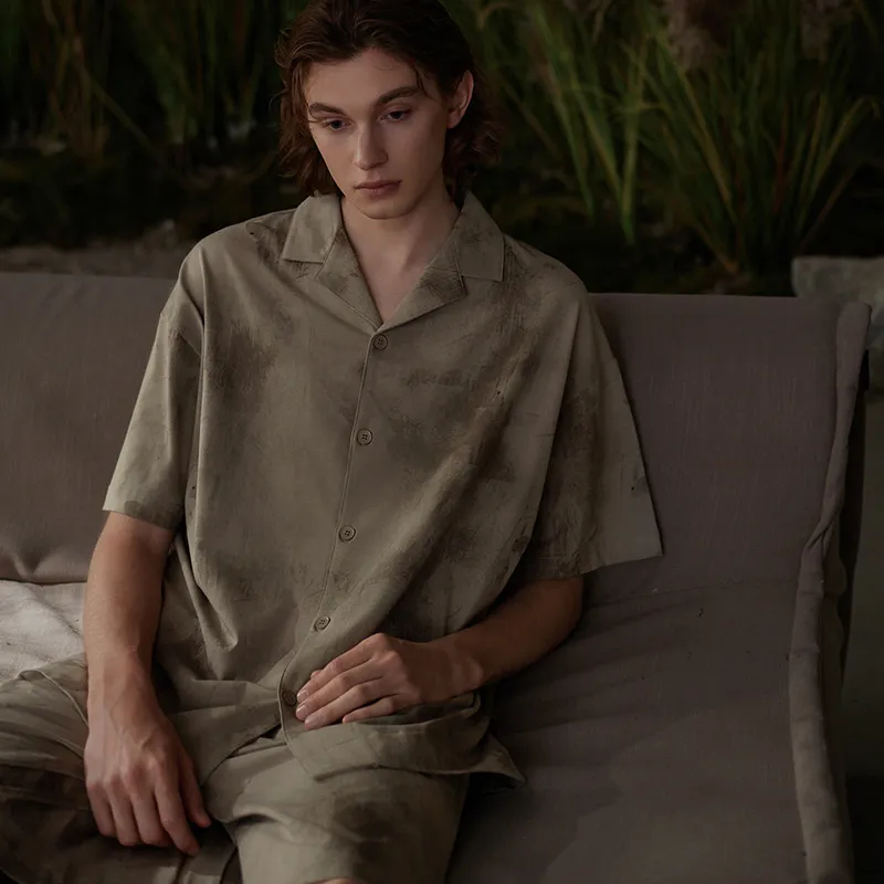 Same Language Men Pajama Sets-2