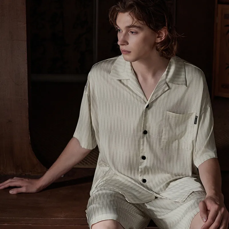 Same Language Men Pajama Sets-1