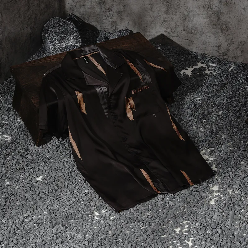 Same Language Men Pajama Sets-5