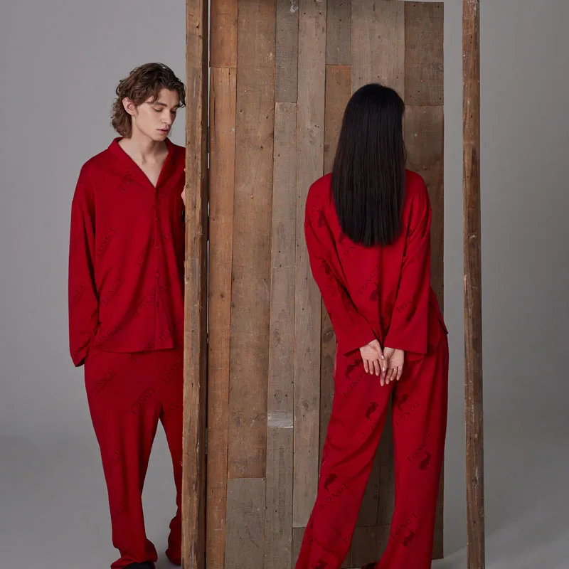 Same Language Unisex Pajama Sets-4