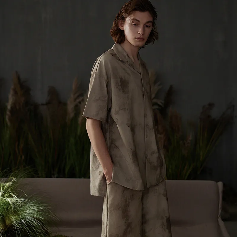 Same Language Men Pajama Sets-3