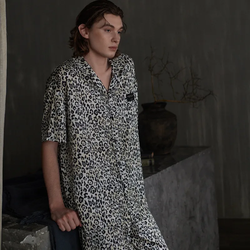 Same Language Men Pajama Sets-4