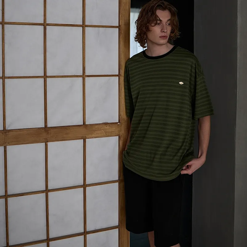 Same Language Pajama Set Men's Mocha Green-3