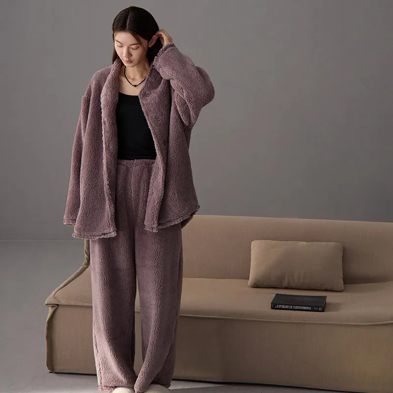 Same Language Pajama Set Women's Light Purple-3