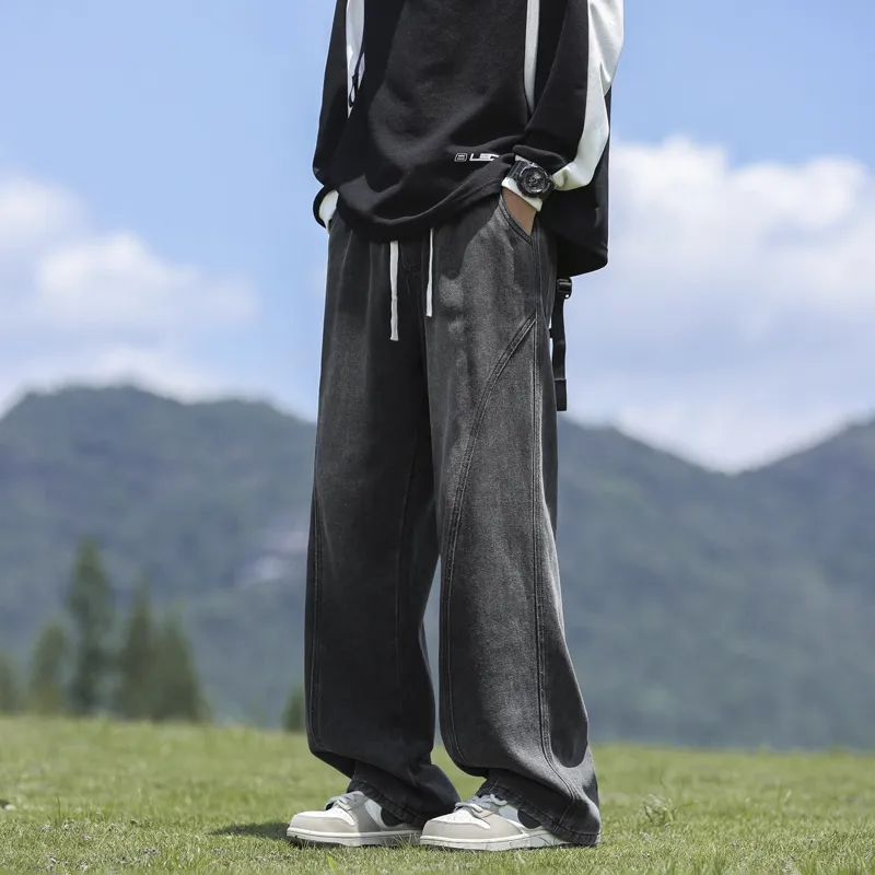 Warrior Huichao Riding The Wind Collection Jeans Unisex-13