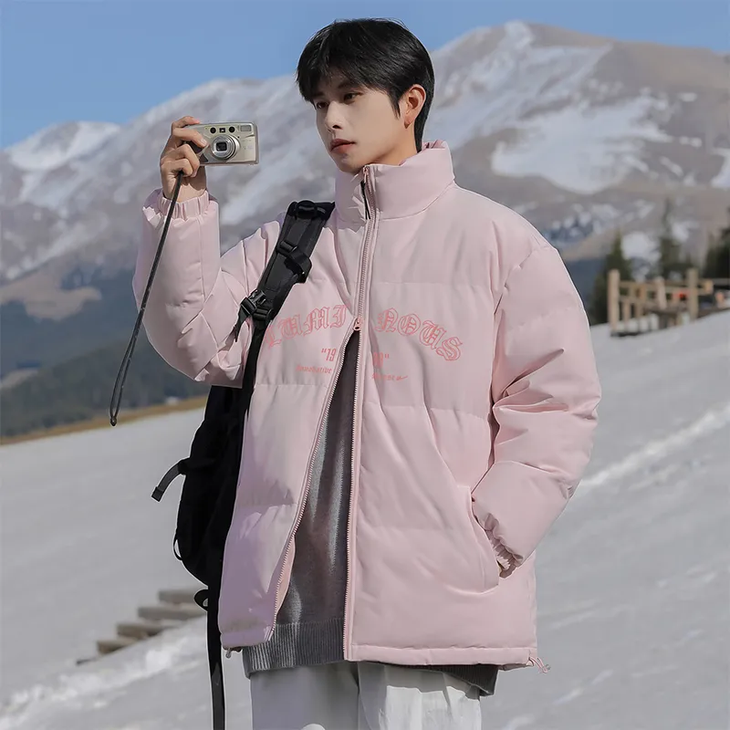 Warrior Ride The Wind Collection Open Ended Smile Collection Puffer Jacket Unisex-3