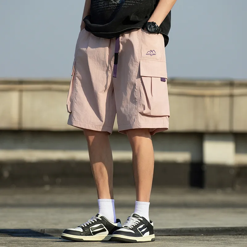 Warrior Huichao Riding The Wind Collection Cargo Shorts Unisex-3
