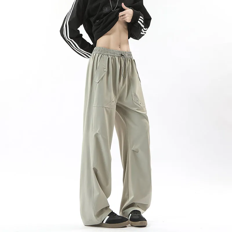 Warrior Huichao Riding The Wind Collection Casual Pants Unisex Black-17
