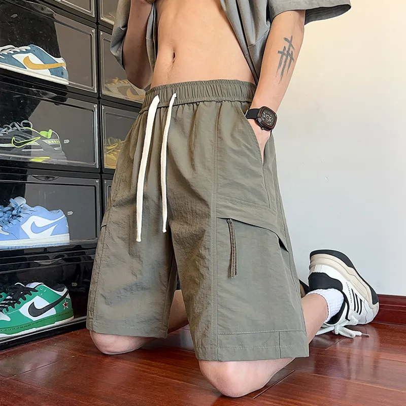 Warrior Huichao Open-Ended Smile Collection Casual Shorts Unisex-13