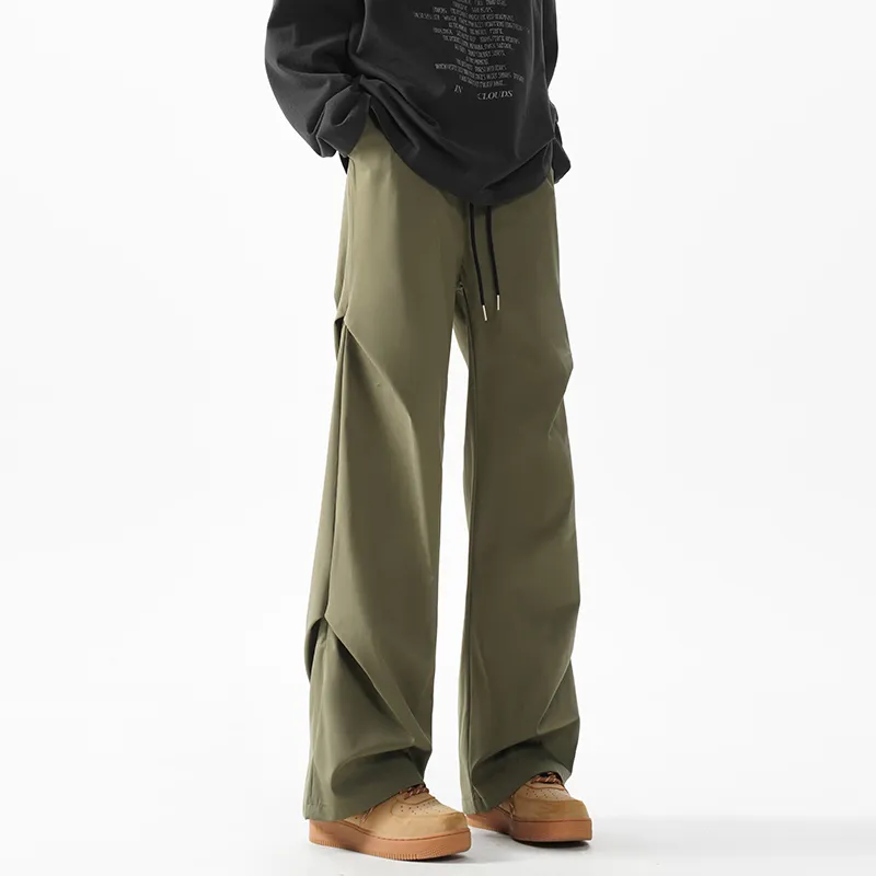 Warrior Cargo Pants Unisex Army Green[Spring Fall Windproof Style]-3
