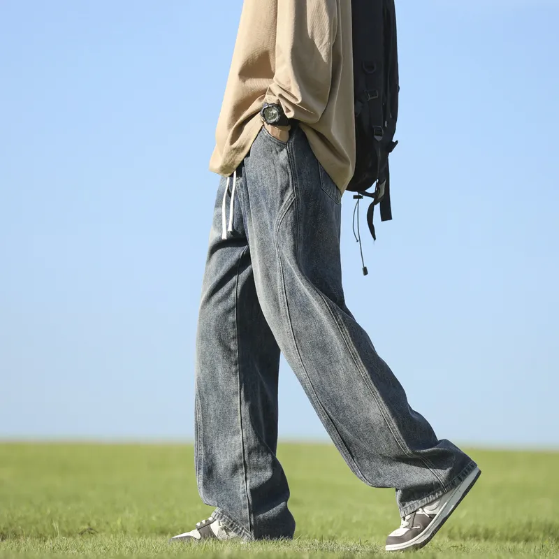 Warrior Huichao Riding The Wind Collection Jeans Unisex-2