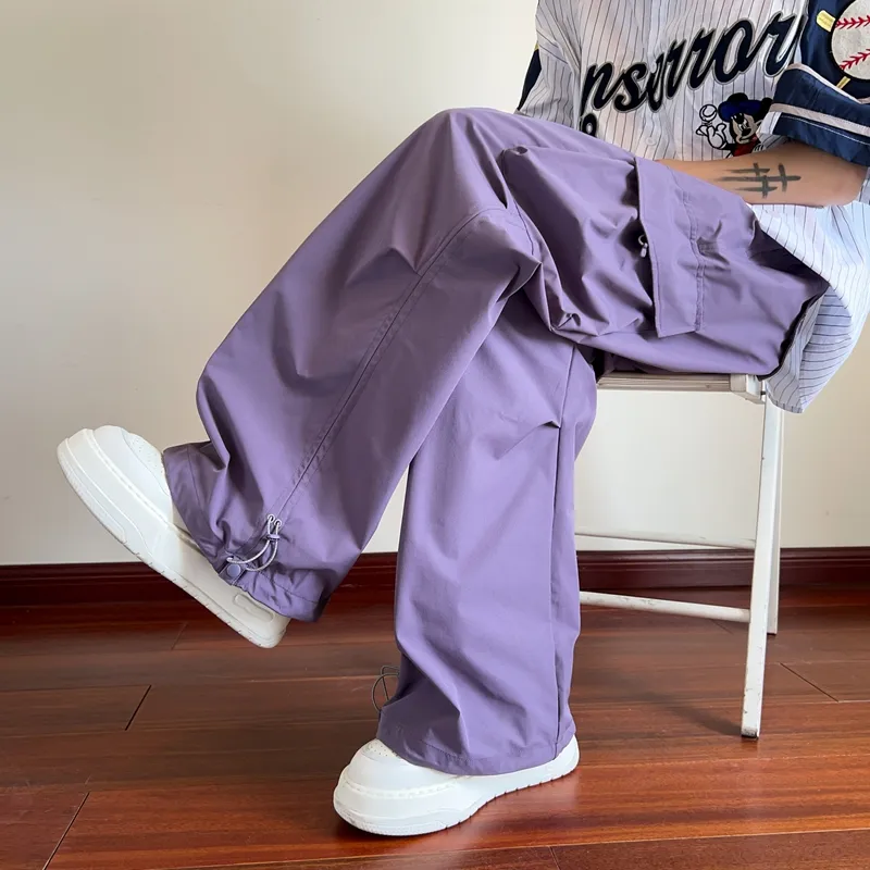 Warrior Huichao Riding The Wind Collection Cargo Pants Unisex-3