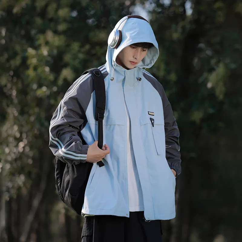 Warrior Huichao Riding The Wind Collection Windbreaker Jacket Unisex-16