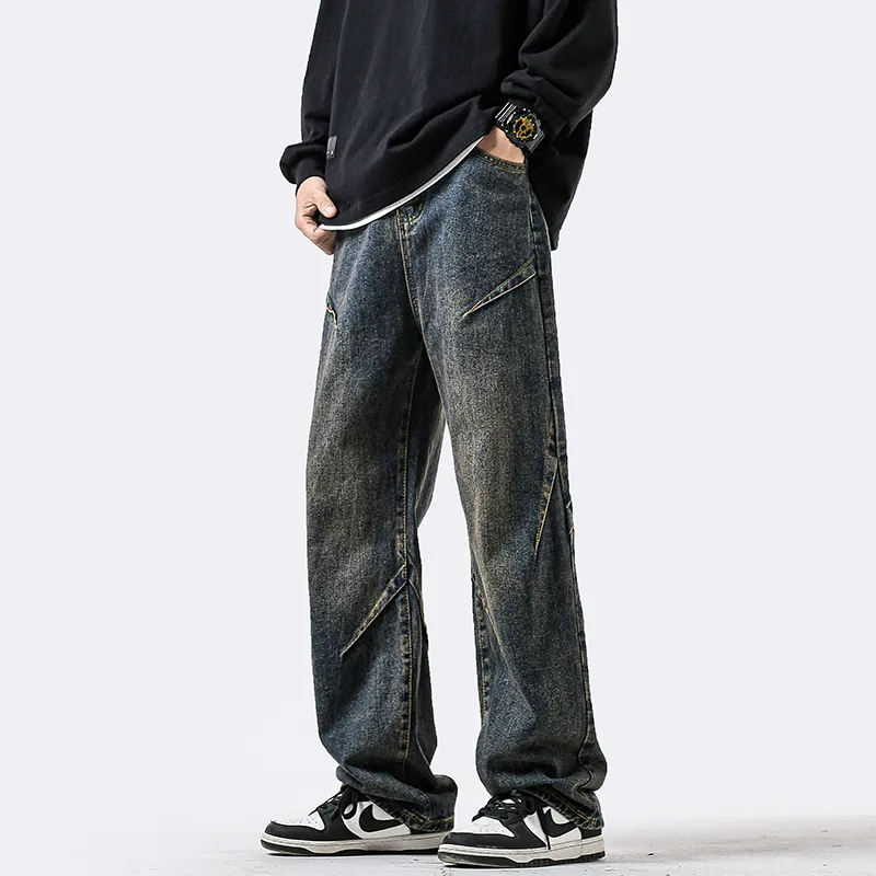 Warrior Huichao Riding The Wind Collection Jeans Unisex-9
