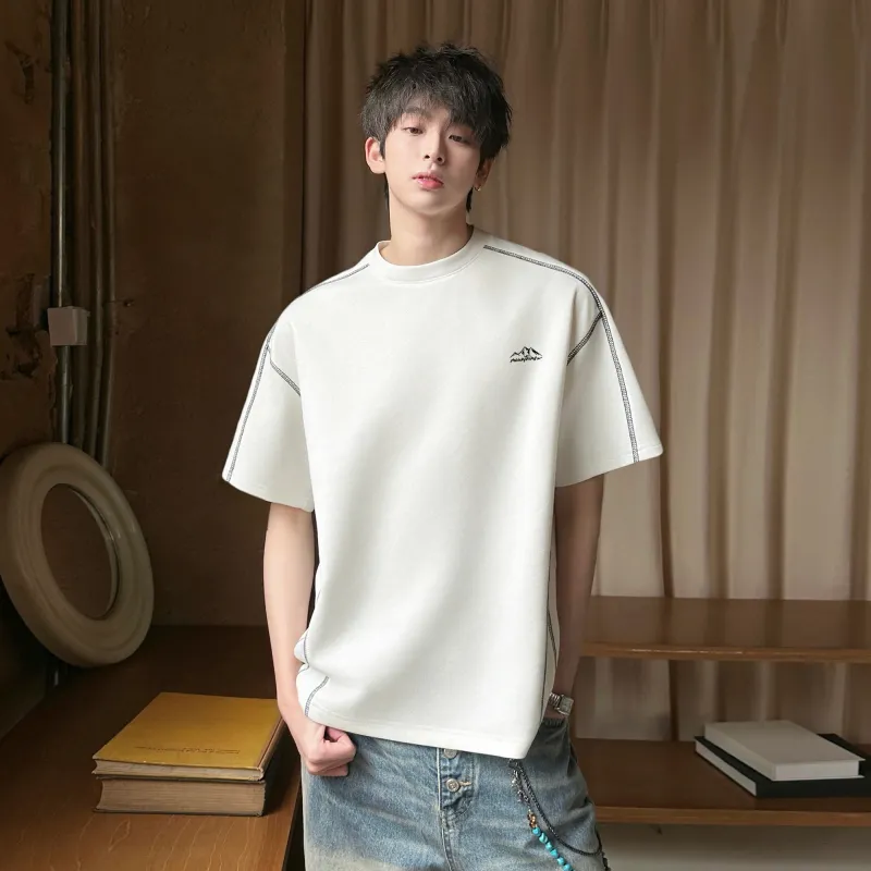 Warrior Huichao Riding The Wind Collection Drop Shoulder Sleeve T Shirt Unisex-2