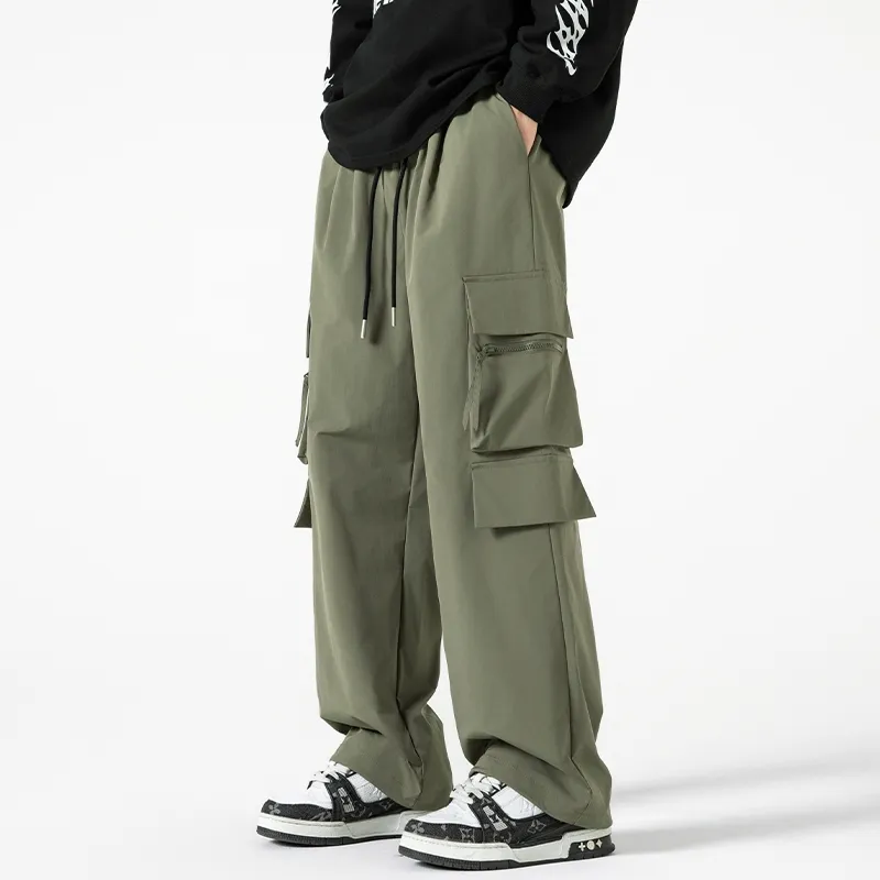Warrior Huichao Riding The Wind Collection Cargo Pants Unisex-12