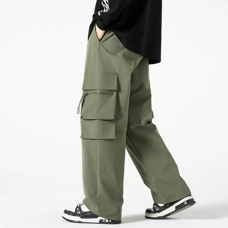 Warrior Huichao Riding The Wind Collection Cargo Pants Unisex-22