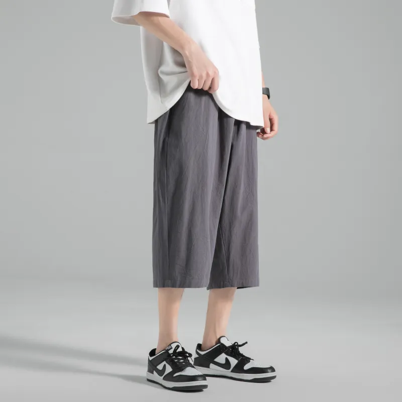 Warrior Huichao Riding The Wind Collection Casual Shorts Unisex Dark Gray-4