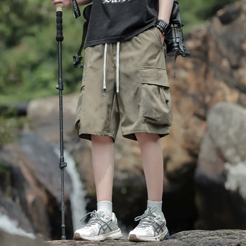 Warrior Huichao Riding The Wind Collection Cargo Shorts Unisex-9