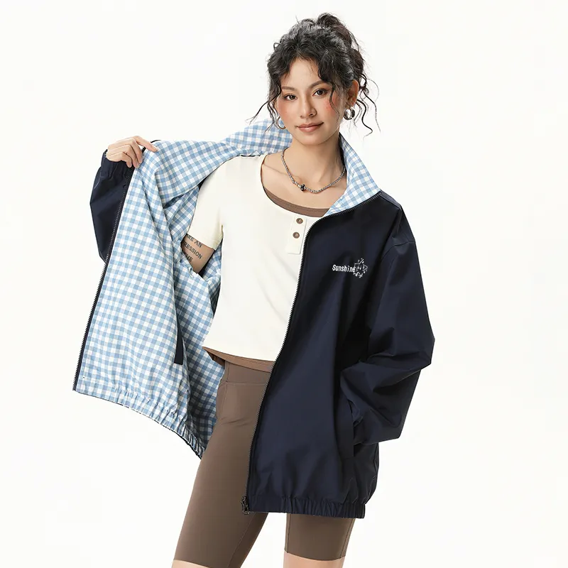 Warrior Huichao Riding The Wind Collection Jacket Unisex Navy Blue-3