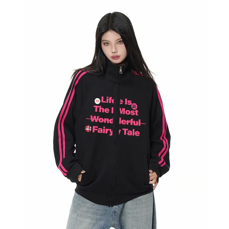 Warrior Huichao Open-Ended Smile Collection Baseball Jacket Unisex-13