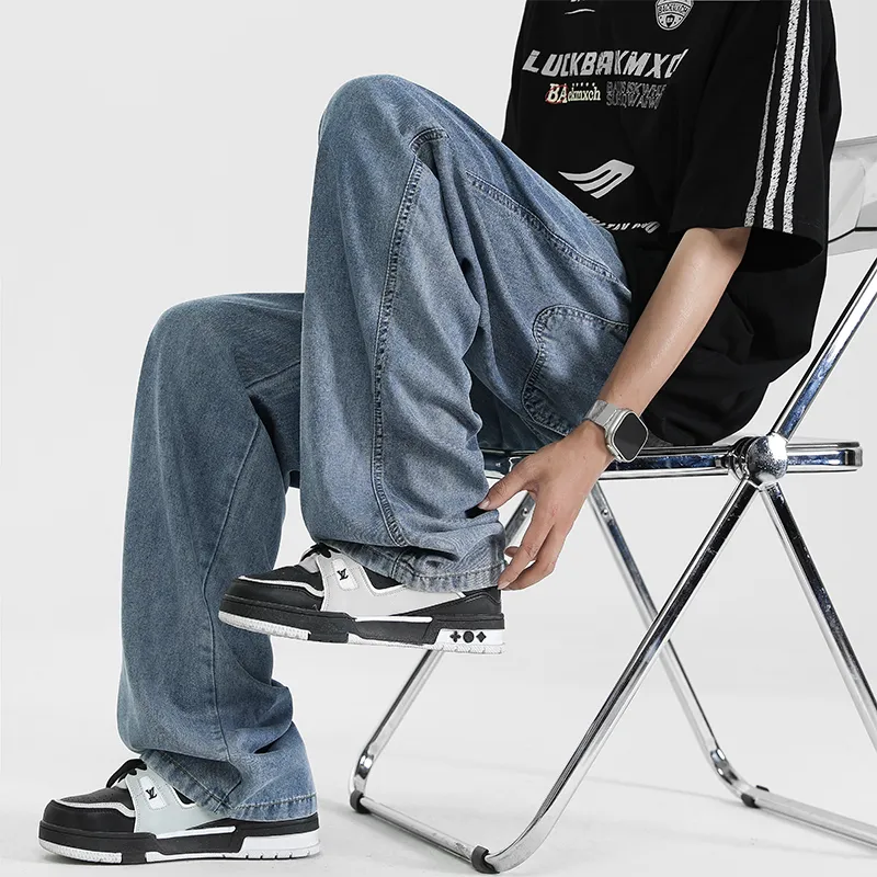 Warrior Huichao Riding The Wind Collection Jeans Unisex-5