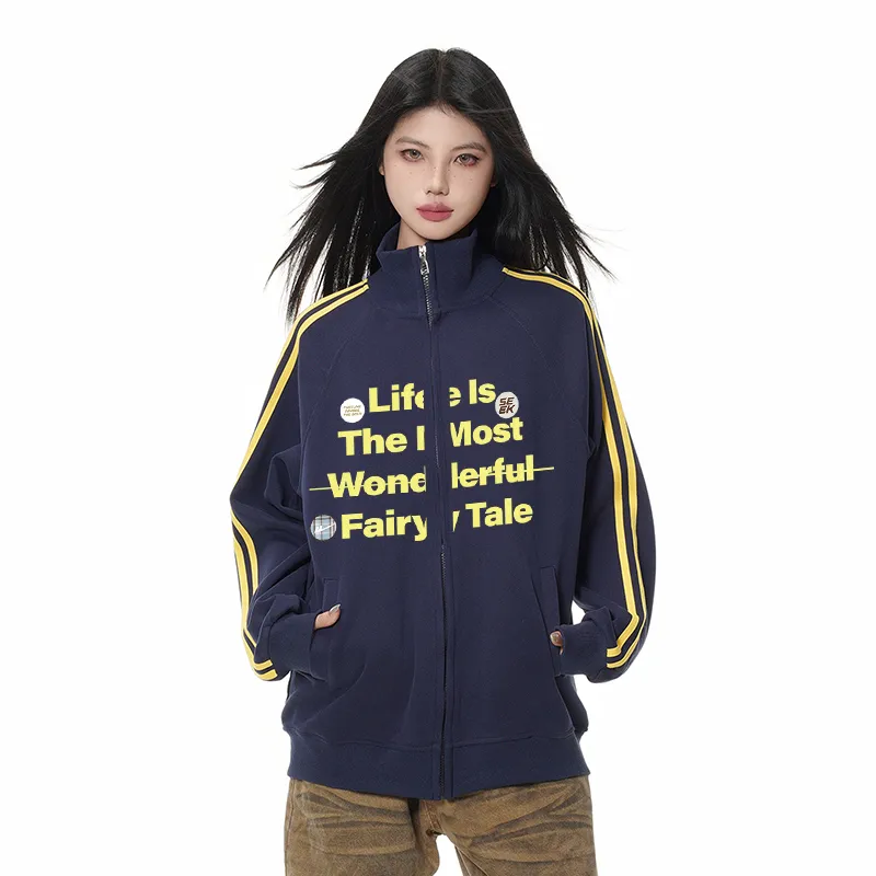 Warrior Huichao Open-Ended Smile Collection Baseball Jacket Unisex-7